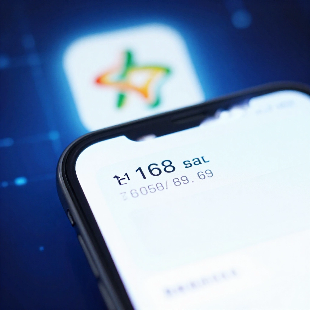 手機銀行App顯示16位虛擬帳號，背景台灣運彩標誌，藍光現代感十足
